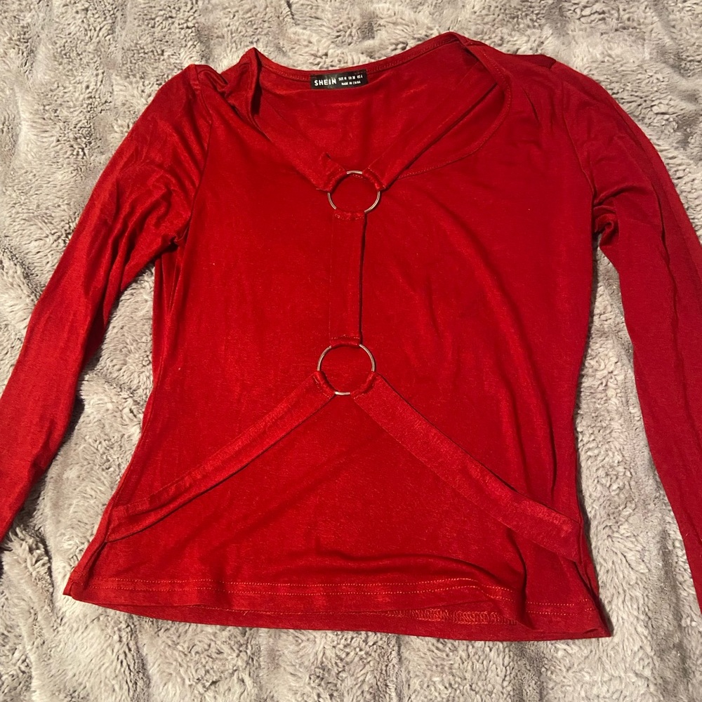 Ring Linked Fitted Long Sleeve